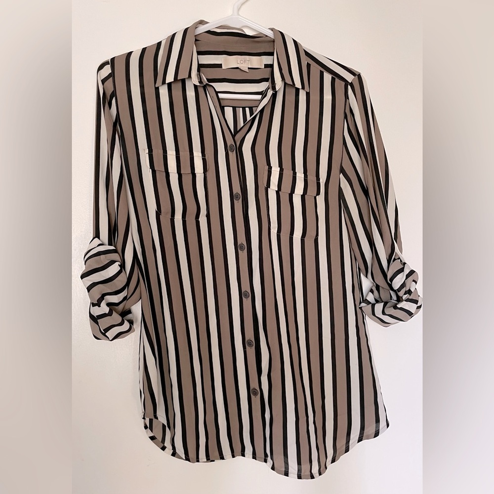 Loft button up top